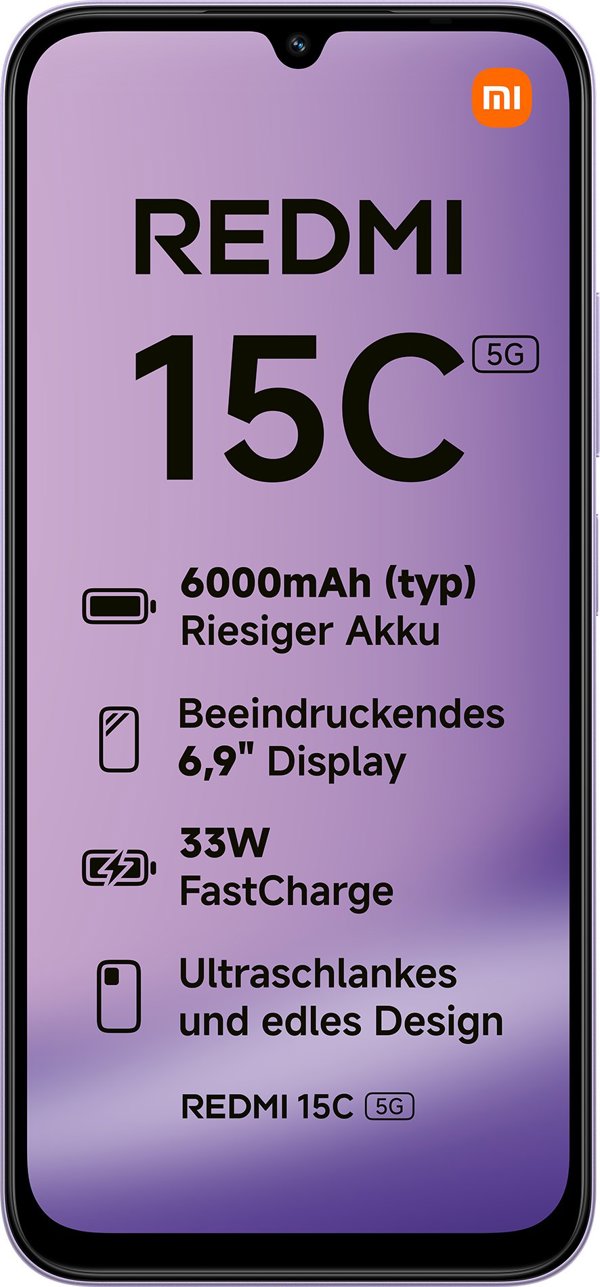 Xiaomi Redmi 15C 5G 4GB/128GB, purple (EU)