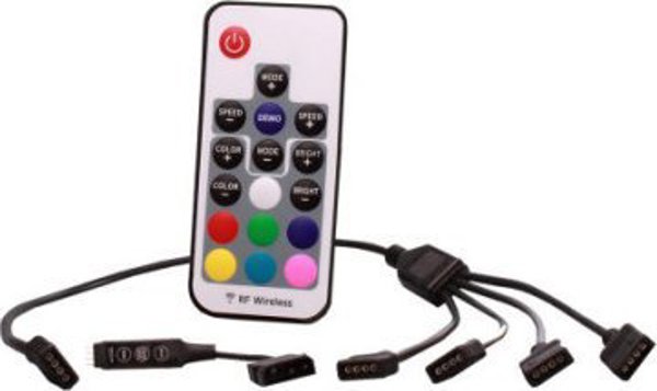 Xilence Xilence LQZ.RGB_Set, τηλεχειριστήριο RGB, δέκτης, διανομέας RGB 1 σε 4