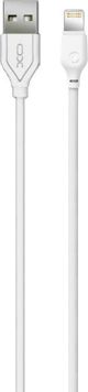 Καλώδιο USB XO USB-A - Lightning 2 m Λευκό (8_2241421)