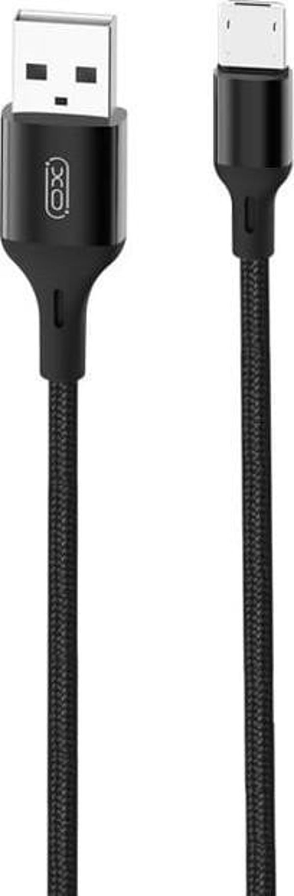 Καλώδιο USB XO USB-A - microUSB 2 m Μαύρο (GSM165033)