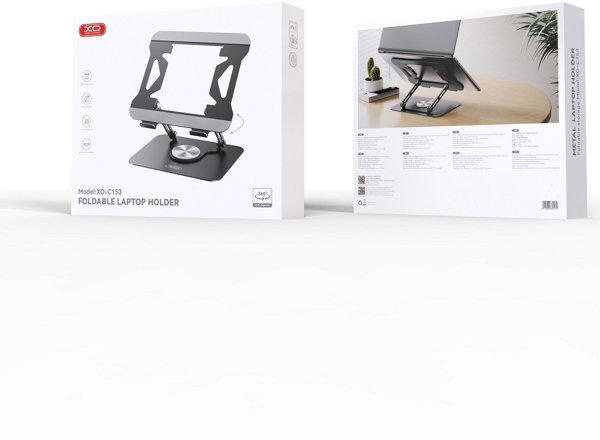 XO holder stand C153 black for laptop max 17,3" 6920680860548