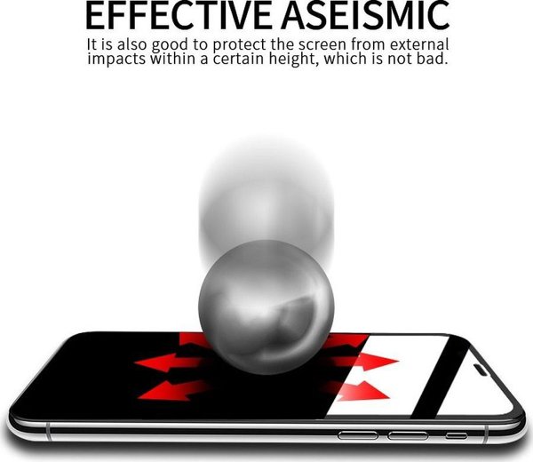 X-One Tempered glass X-ONE Full Cover Extra Strong Crystal Clear - για iPhone 13 mini 5,4" (πλήρη κόλλα) μαύρο 11467081 5903396124273