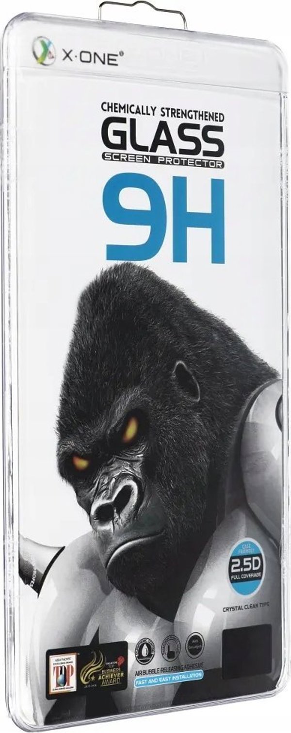 X-One X-One 3D Full Cover Σκληρυμένο Γυαλί - για Samsung Galaxy S24 Ultra (φιλικό προς τη θήκη) - λειτουργικός αναγνώστης