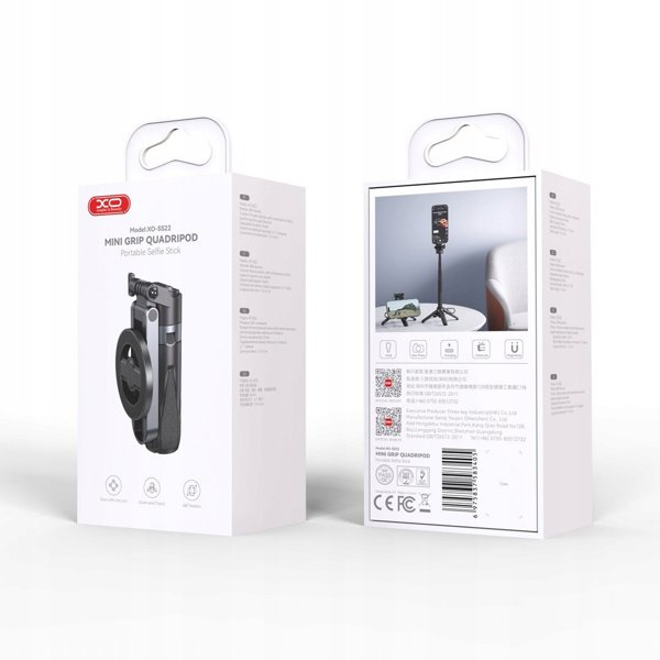 XO selfie stick-tripod SS22 BT, black