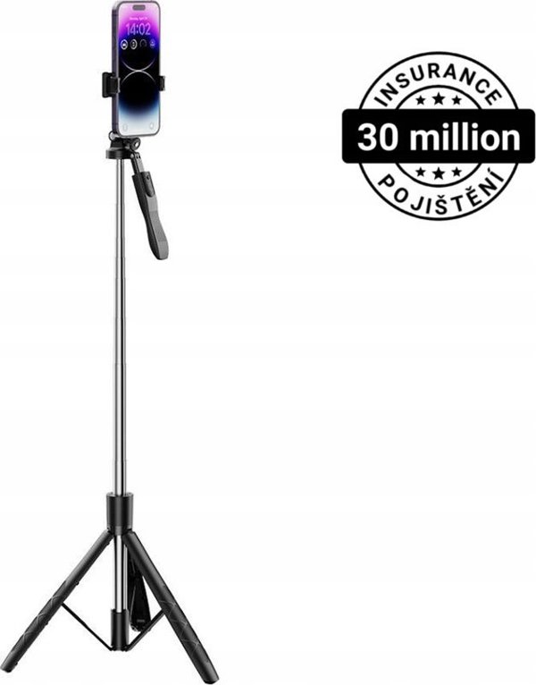 Selfie stick XO XO Selfie Stick BT Τρίποδο SS15 180cm, μαύρο 13927452 6920680846634