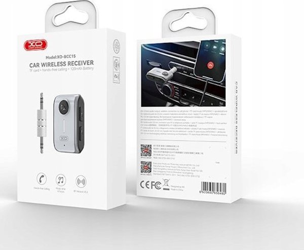 XO XO FM πομπός BCC15 Bluetooth MP3, μαύρο