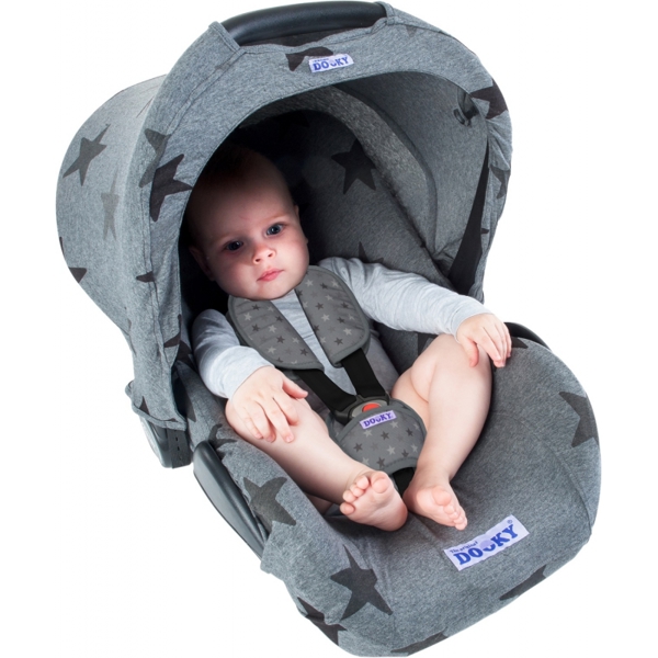Xplorys Καθολικά μαξιλαράκια για ζώνες Dooky Universal Pads - Γκρι Αστέρια (T-XP-126922)