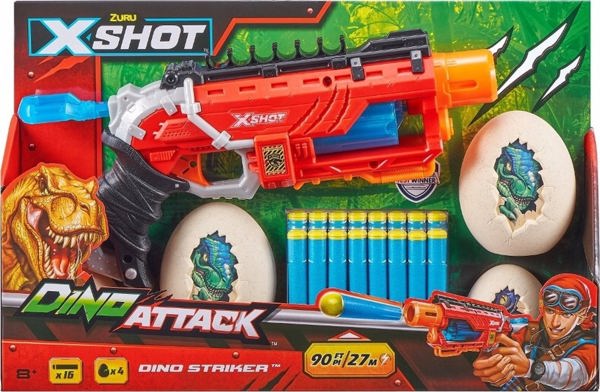 XShot XSHOT-DINO ATTACK παιχνίδι όπλο Dino Striker, 4860