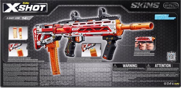 X-Shot Παιχνίδι όπλο X-SHOT Skins Pro, σειρά 1 Sinister, ποικιλία, 36600 14234171 193052050052