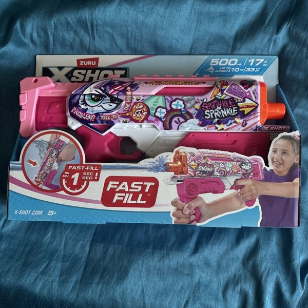 XShot XSHOT νεροπίστολο Fast-Fill Skins Pink Party, 118135(11854E)