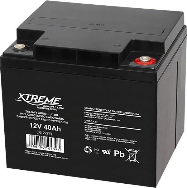 Xtreme Μπαταρία 12V/40Ah (82-227#)