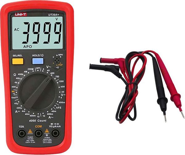 Ψηφιακός μετρητής UNI-T UT39A+ Καλώδια μέτρησης XTREME