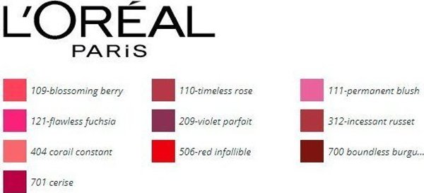 XXX_Loreal (L’Oreal Paris) Pomadki Infallible L'Oreal Make Up (5,6 ml) - 312-incessant russet