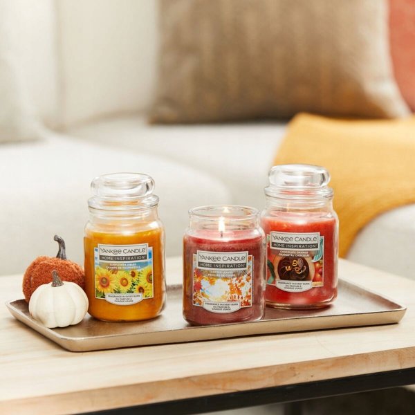 Yankee Candle Yankee Candle Home Inspiration Σόμπα Σοκολάτα Πορτοκάλι Μεγάλο Κερί 538g