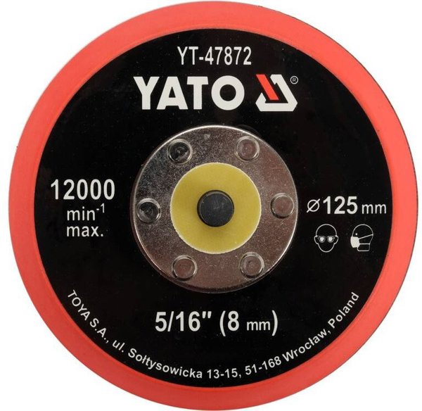 YATO DYSK / TALERZ POLERSKI Z RZEPEM 125mm  5/16"