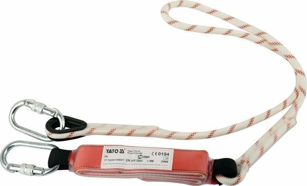 Yato YATO ΑΜΟΡΤΙΣΕΡ ΜΕ ΣΥΡΜΑ ΜΕ 2 ΚΑΡΑΜΠΙΝΕΣ 1,5m