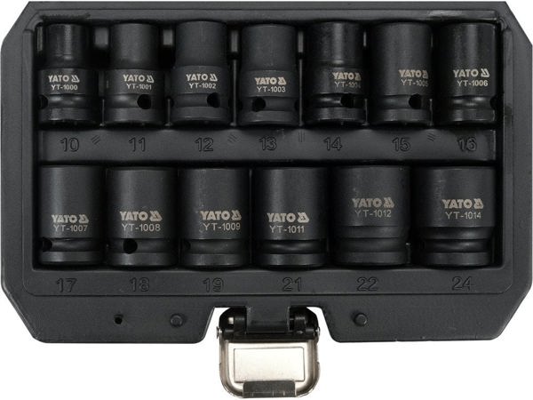 Καρυδάκια κρούσης YATO 13τμχ. 1/2" 10-24mm
