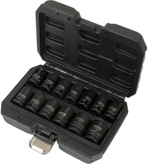 Καρυδάκια κρούσης YATO 13τμχ. 1/2" 10-24mm