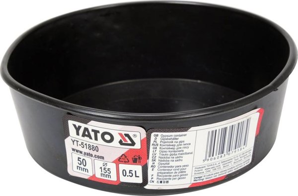 Yato YATO ΔΟΧΕΙΟ ΓΙΑ ΓΥΨΟ ΕΠΙΠΕΔΟ 0,5L