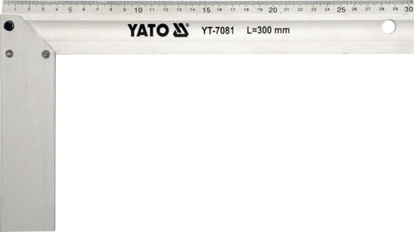 Γωνιακός χάρακας αλουμινίου Yato 350mm YT-7082