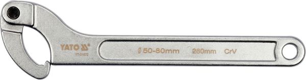 Γάντζο κλειδί Yato με αρθρωτό νύχι 50 - 80 mm (YT-01672) 3404111 5906083025501