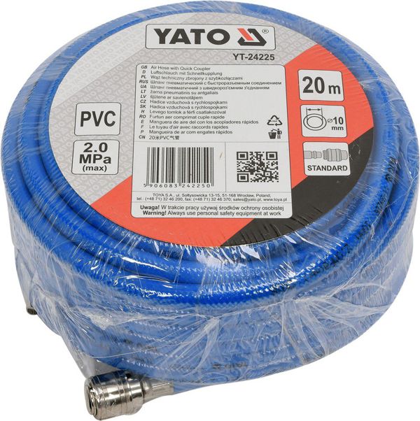 Yato Πνευματικός σωλήνας σε ρολό 10mm 20m (YT-24225)