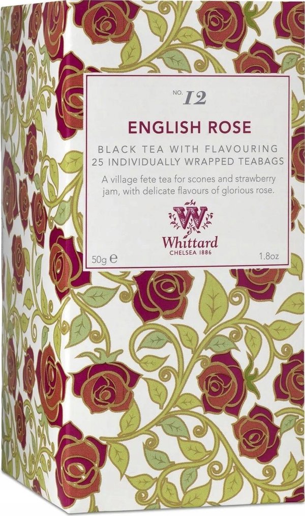 Τσάι Whittard of Chelsea "English Rose", 25 τεμ.