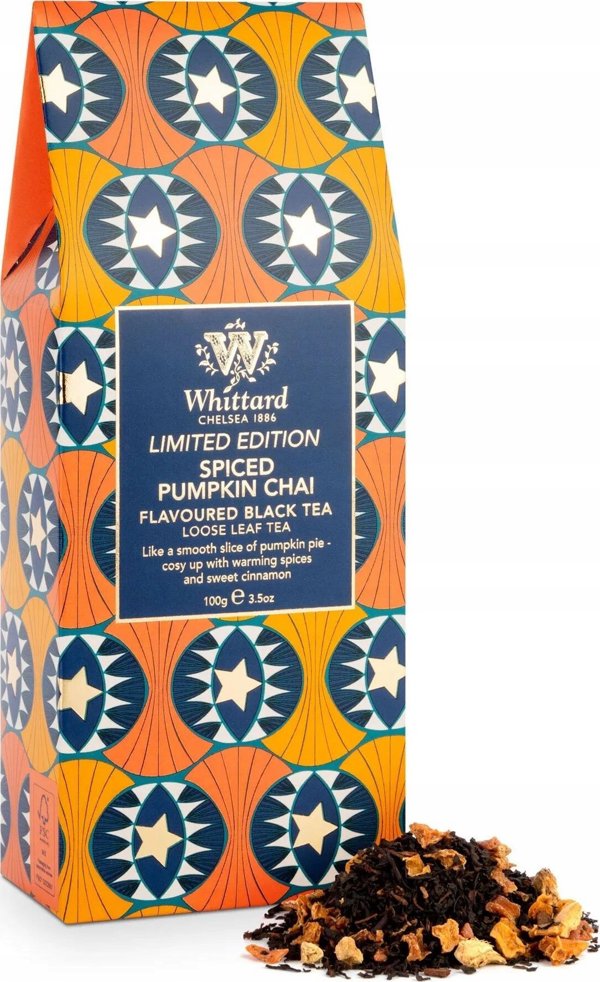 Μαύρο τσάι Whittard of Chelsea Spiced Pumpkin Chai, 100 g
