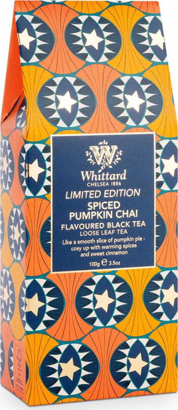 Μαύρο τσάι Whittard of Chelsea Spiced Pumpkin Chai, 100 g