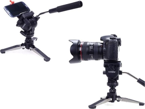 Μονοπόδι YUNTENG 2 σε 1 με Πόδια και Λαβή Λαδιού / Βίντεο / Gopro Hero 7