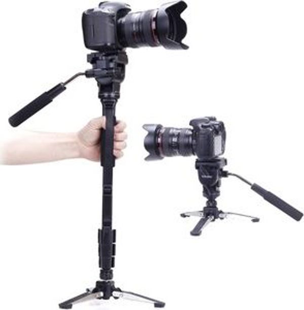 Μονοπόδι YUNTENG 2 σε 1 με Πόδια και Λαβή Λαδιού / Βίντεο / Gopro Hero 7