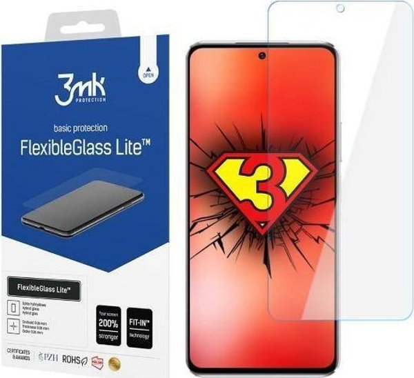 3MK FlexibleGlass Lite Υβριδικό Προστατευτικό Οθόνης για Huawei Nova 10 SE, 0.16mm, Διαφανές