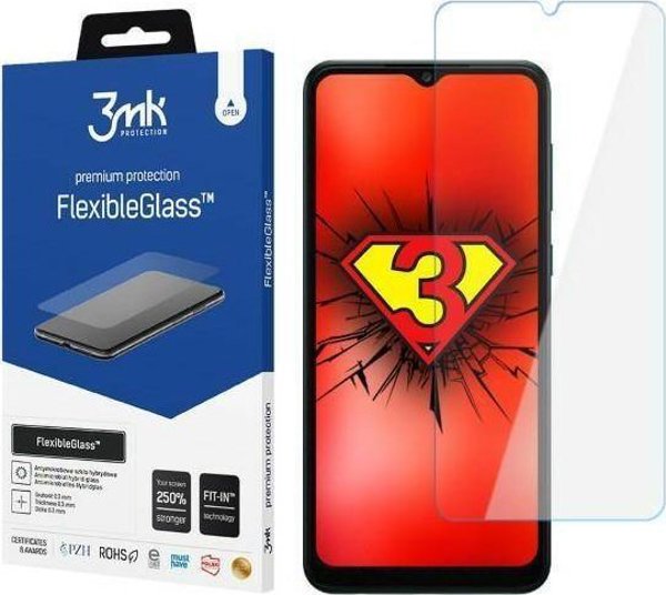 3MK FlexibleGlass Υβριδικό Προστατευτικό Οθόνης για Samsung Galaxy A04 – Ενισχυμένη Προστασία & Αντιβακτηριδιακή Επίστρωση