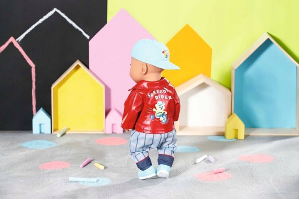 Zapf ZAPF Creation BABY born Little Cool Kids Outfit 36cm, doll accessories (jacket, trousers, hat, shoes and clothes hanger)