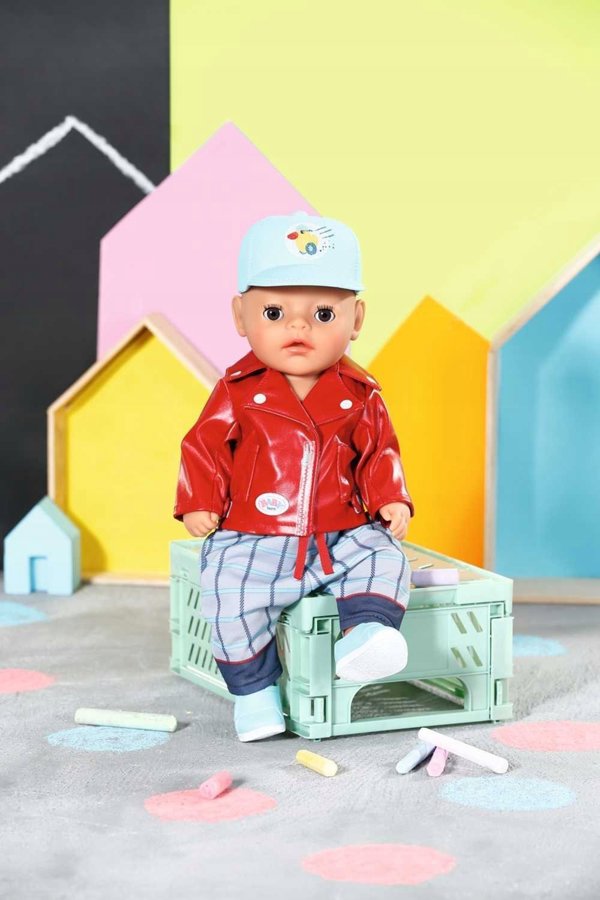 Zapf ZAPF Creation BABY born Little Cool Kids Outfit 36cm, doll accessories (jacket, trousers, hat, shoes and clothes hanger)