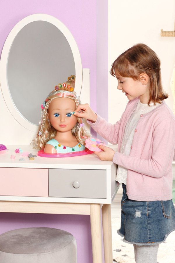 Zapf ZAPF Creation BABY born Sister Styling Head Princess, make-up and hairdressing head