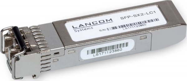 LANCOM Systems SFP-SX2-LC1 Πομποδέκτης Οπτικών Ινών SFP, 1000 Mbit/s, Ατσάλινο Χρώμα