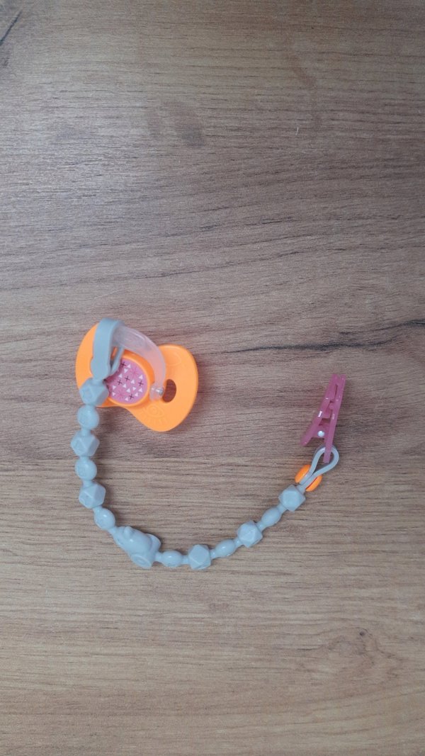 Zapf Baby born - Μαγικό Πιπίλα με Αλυσίδα 43cm mix