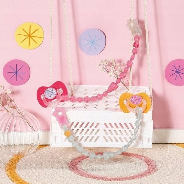 Zapf Baby born - Μαγικό Πιπίλα με Αλυσίδα 43cm mix