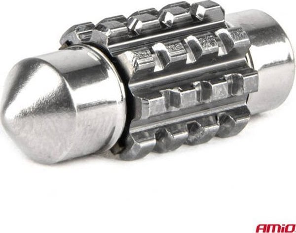 Λαμπτήρες LED CANBUS Festoon C5W 12SMD 2016 31mm Λευκό 12V 24V AMIO-04235