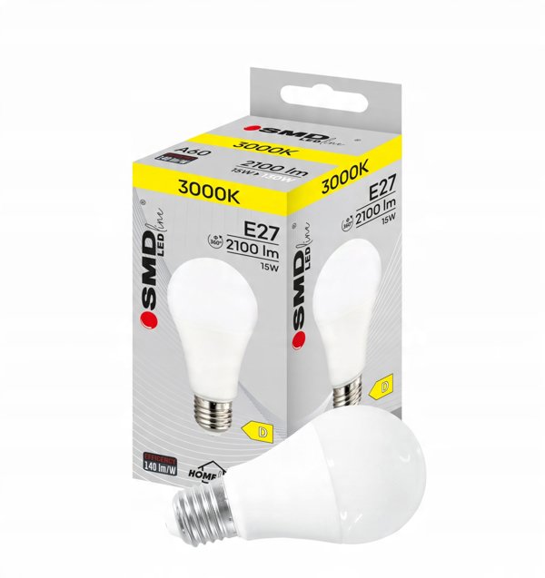 Λάμπα LED Homeline E27 15W A60 Θερμό Φως (Warm White)