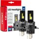 Led αυτοκινήτου λάμπες σειρά f25 pro black full canbus h4 h19 70w 12v 24v amio-04719