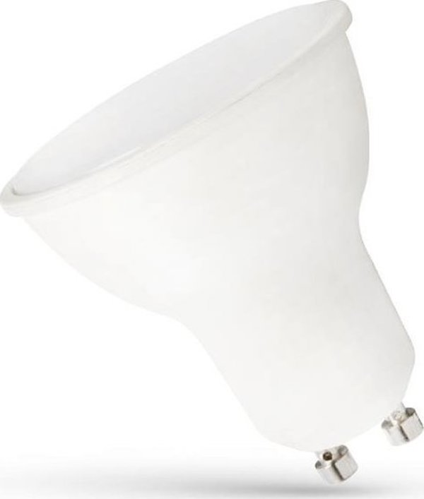 Λάμπα LED Spectrum GU10 7.5W 230V Ψυχρό Λευκό με Γαλακτώδες Γυαλί WOJ14594