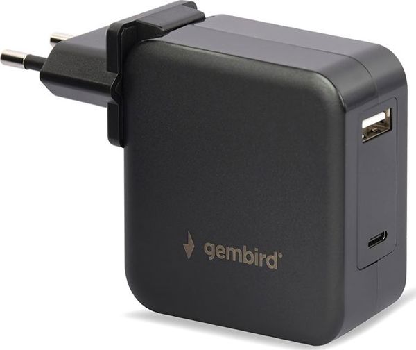 Τροφοδοτικό για φορητό υπολογιστή Gembird 60 W, 4.5 A, 20 V (NPA-PD60-01)