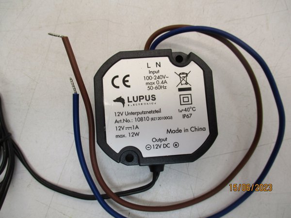 Τροφοδοτικό Lupus LUPUS - 12V ενσωματωμένο τροφοδοτικό