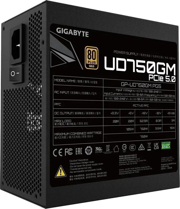 Τροφοδοτικό GIGABYTE UD750GM PG5 750W ATX 3.0 (GP-UD750GM PG5)