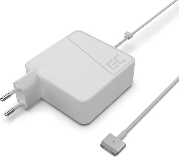 Φορτιστής για φορητό υπολογιστή Green Cell 60 W, Magsafe 2, 3.6 A, 16.5 V (AD37)
