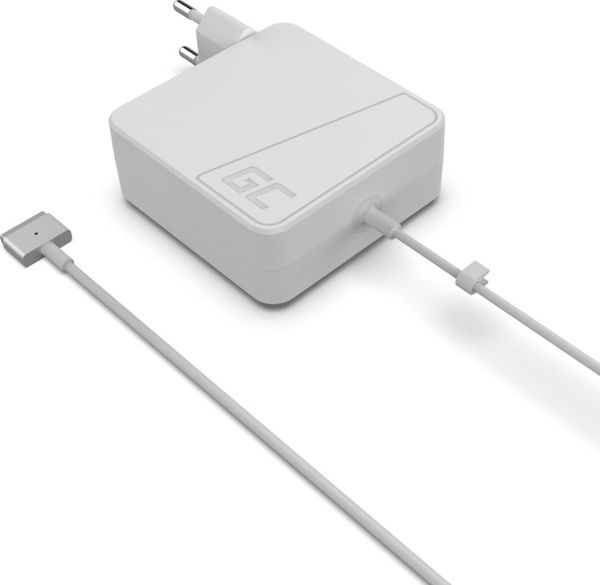 Φορτιστής για φορητό υπολογιστή Green Cell 60 W, Magsafe 2, 3.6 A, 16.5 V (AD37)