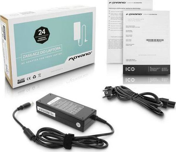 Φορτιστής για φορητό υπολογιστή Movano 90 W, 5 mm, 4.6 A, 19.5 V (ZZ/DEL195462)