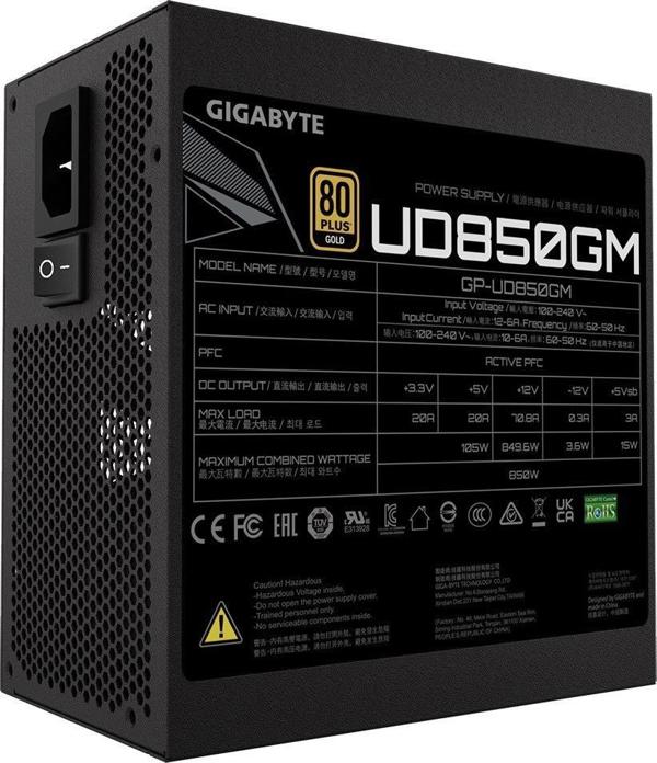 Zasilacz Gigabyte UD850GM 850W (GP-UD850GM)